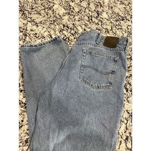 Lee Regular Fit‎ Straight Leg Black Jeans Size 42x29 Blue Jeans
